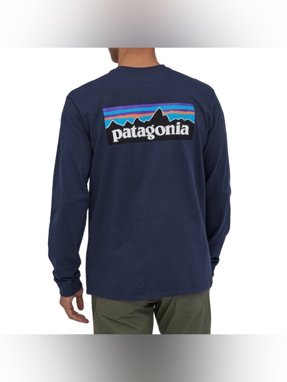 Patagonia Long Sleeve P-6 Responsibili-Tee Size Large